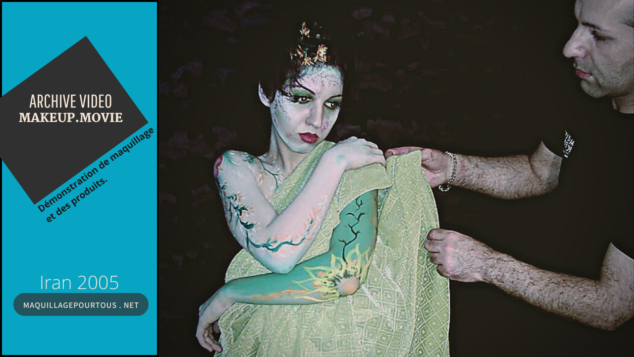 demonstration du maquillage