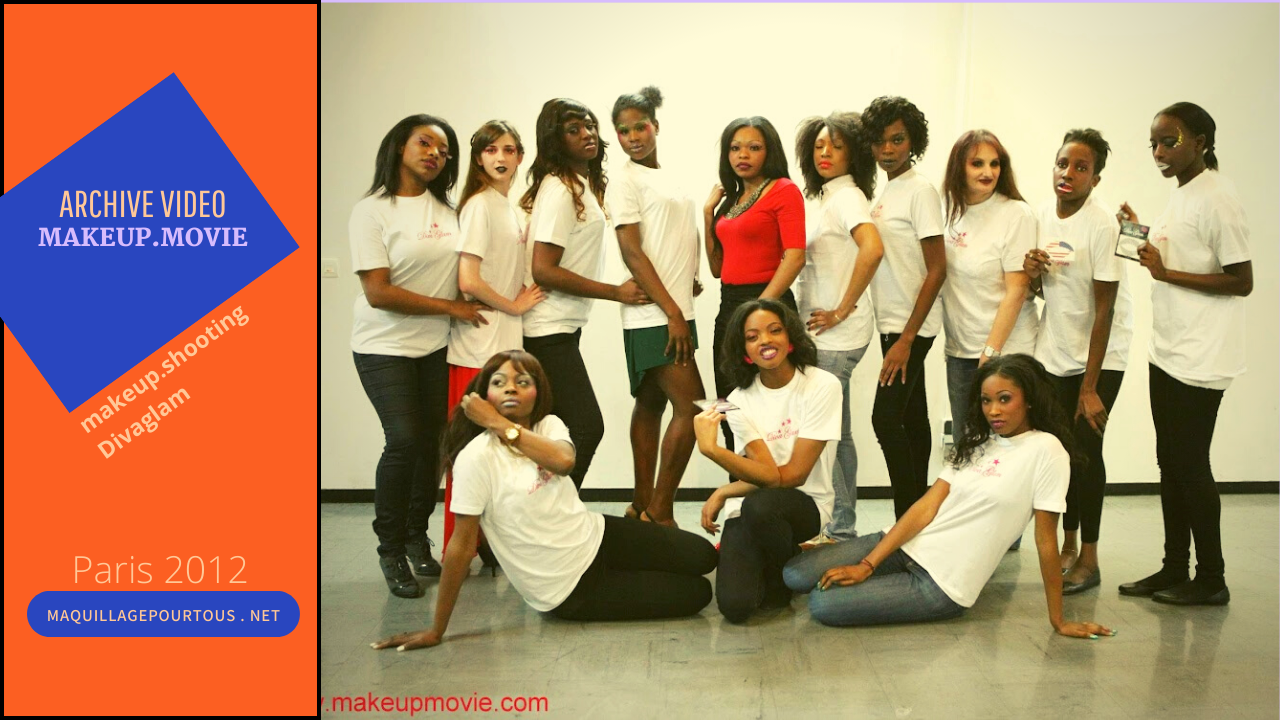 2012 12 02 organisation de la seance de maquillage et de la photographie en groupe a paris en collaboration avec une marque de lip stiker